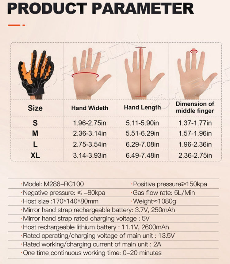 Guante de robot de rehabilitación