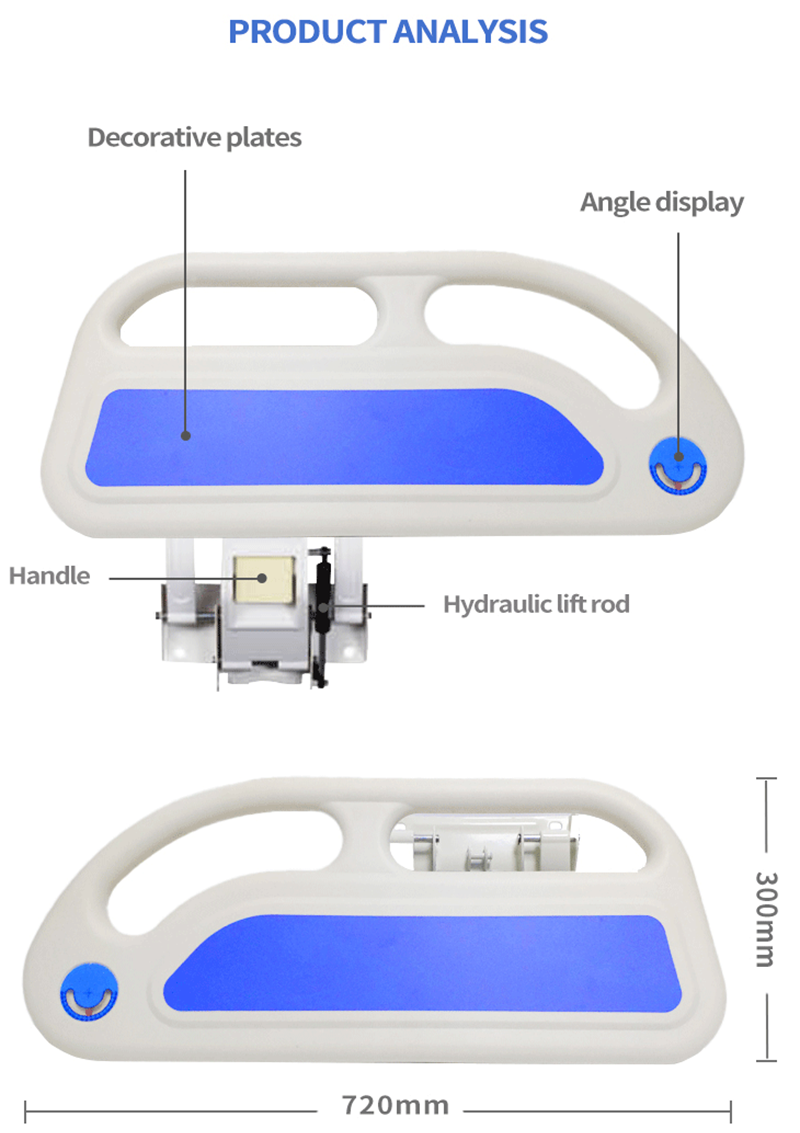 Barandilla de la cama del hospital