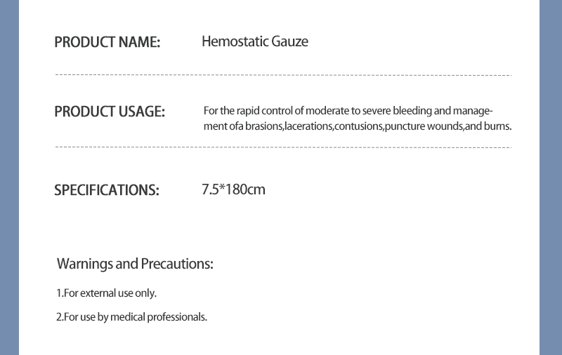 Vendaje hemostático