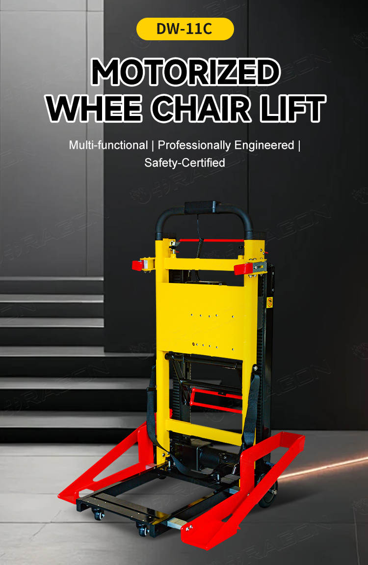 Levantamiento de la silla de escalera eléctrica