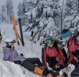 férula de tracción en la pierna