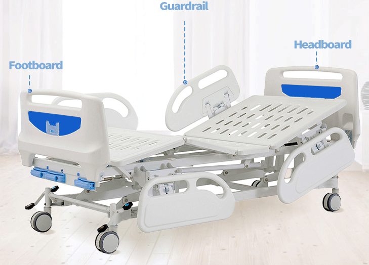 Barandilla de la cama del hospital