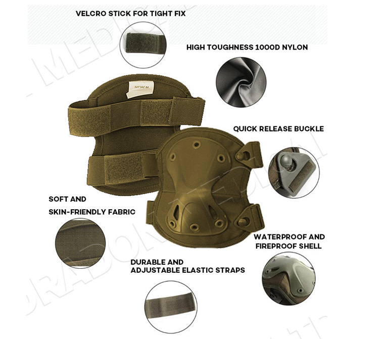 Pads tácticas de rodilla y codo