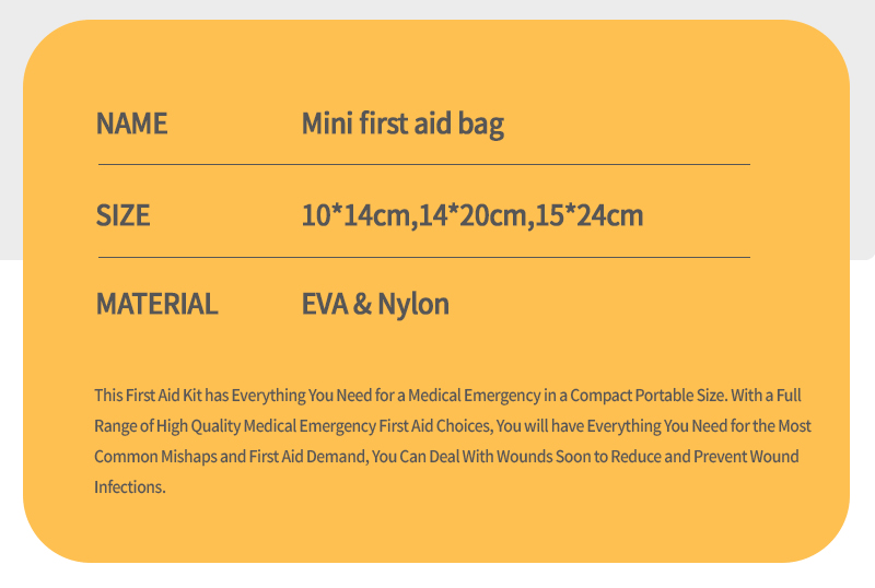 Mini bolsa de primeros auxilios