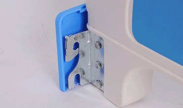 cabecera de cama de hospital