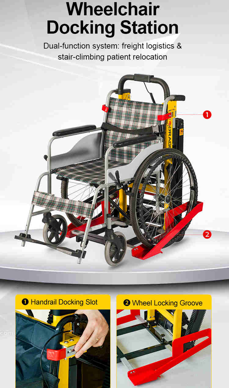 Levantamiento de la silla de escalera eléctrica