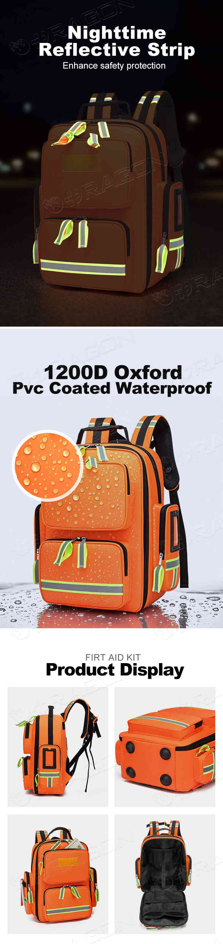 mochila de primeros auxilios