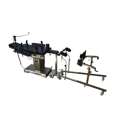 Vista lateral de la mesa de operaciones