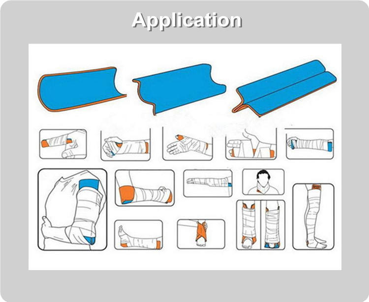 F&eacute;rula para el brazo de la pierna 