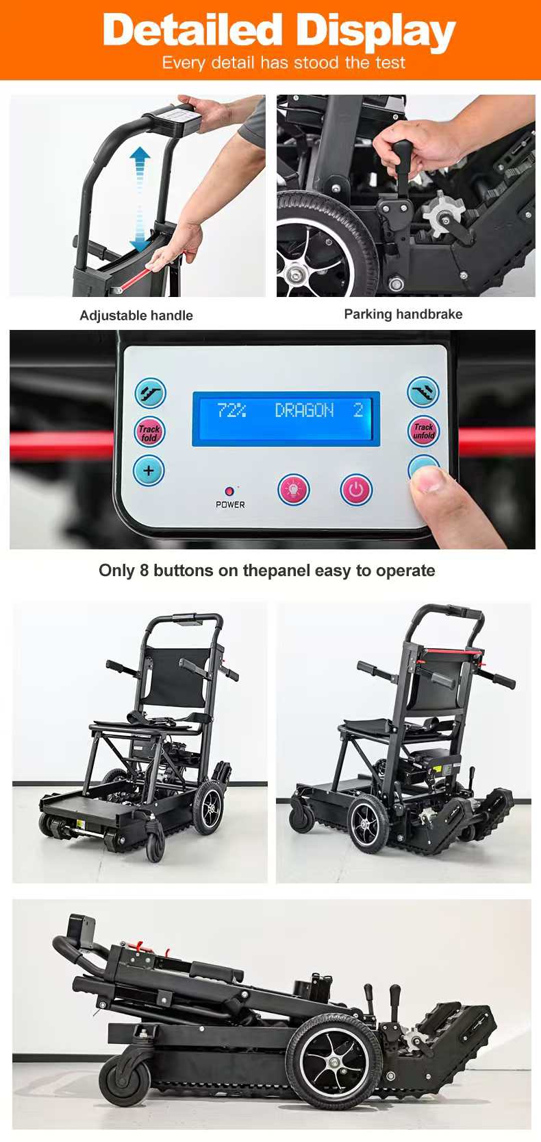 silla de ruedas de escalada