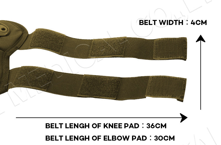 Pads t&aacute;cticas de rodilla y codo