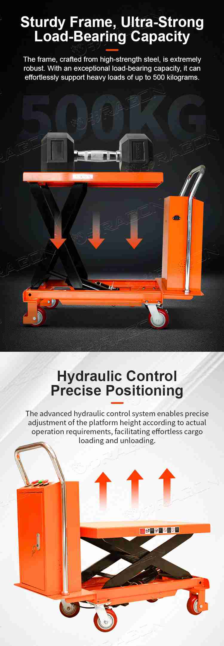 Plataforma de elevaci&oacute;n hidr&aacute;ulica