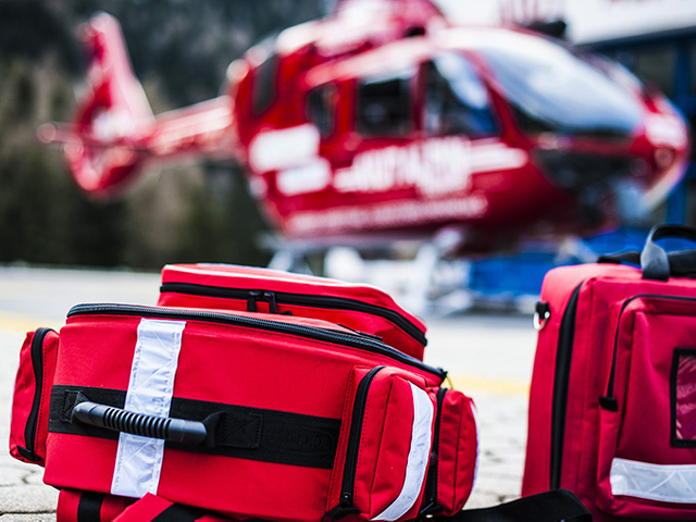 Rescates de bolsas de primeros auxilios