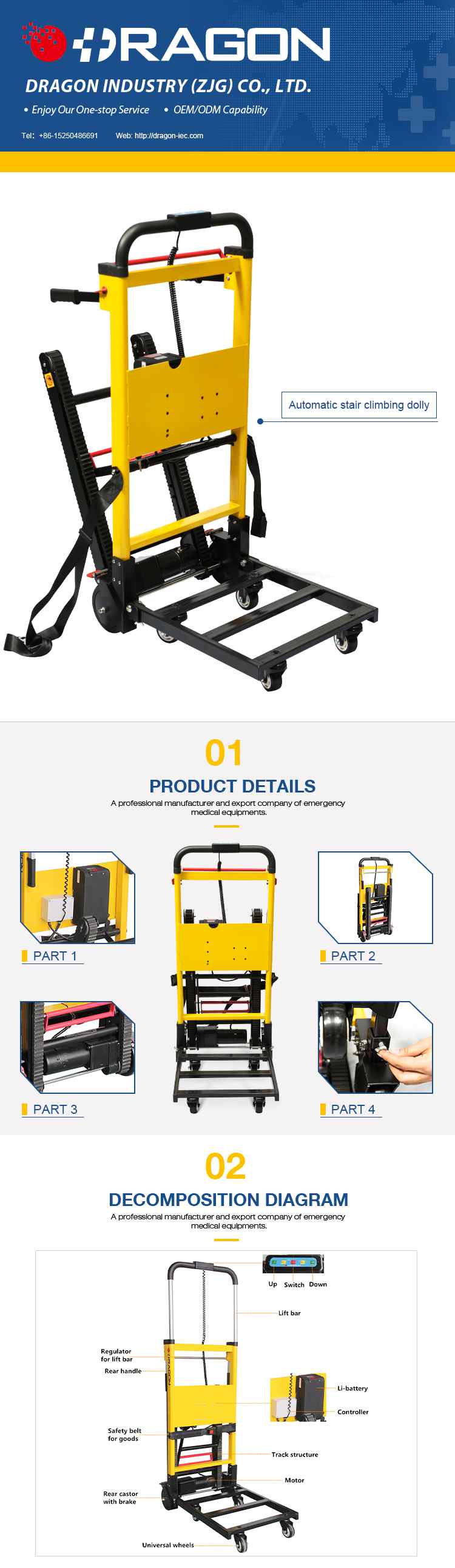 Tranv&iacute;a de escalera el&eacute;ctrica