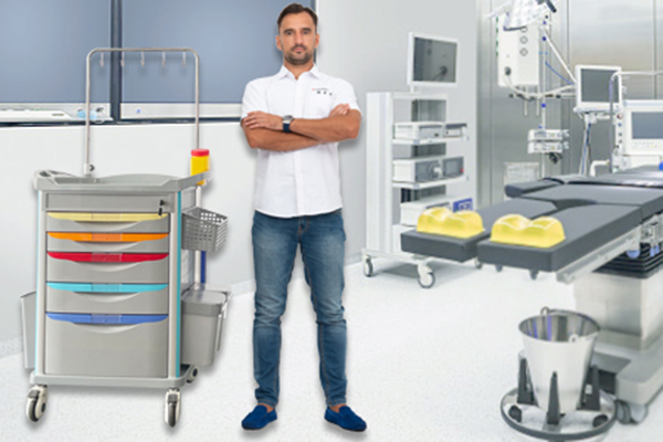 Carro m&eacute;dico de ABS