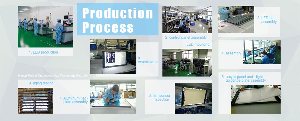Caja de vista de pel&iacute;cula de rayos X LED