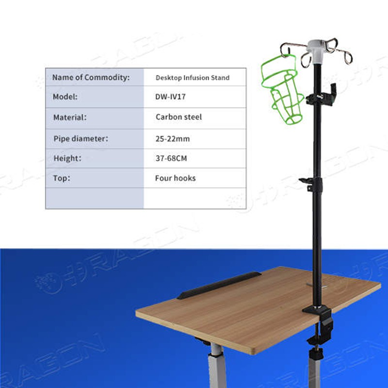 Soporte de infusión de escritorio