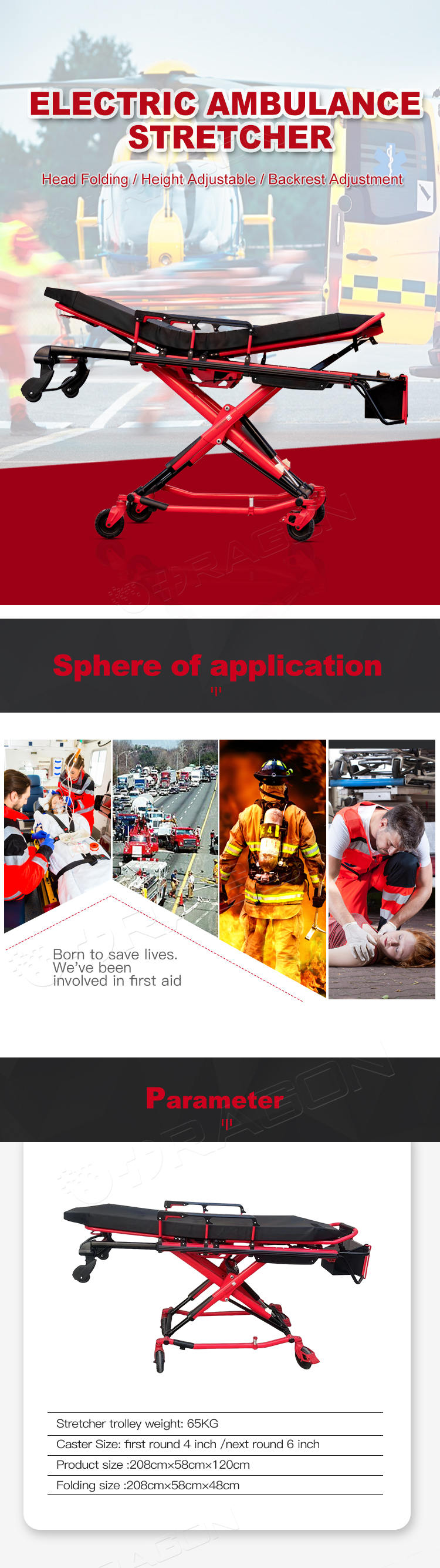 Cortadora de ambulancias de Stryker