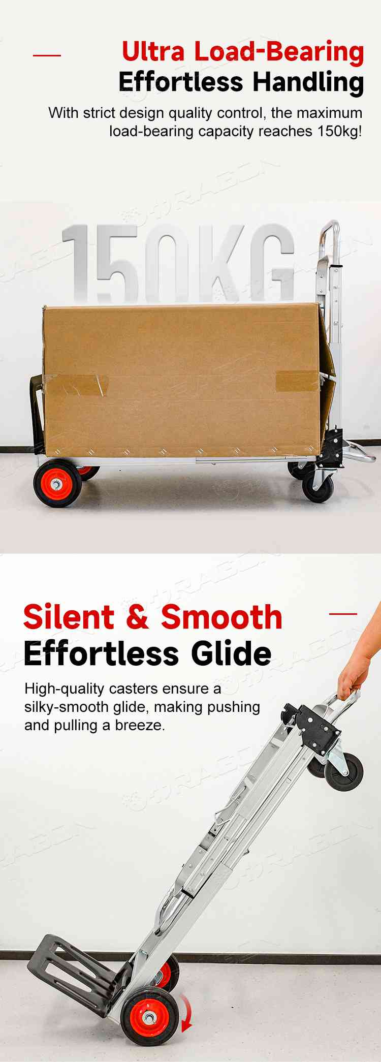 Cami&oacute;n de mano plegable