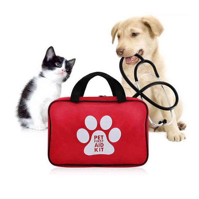 Kit de primeros auxilios para mascotas