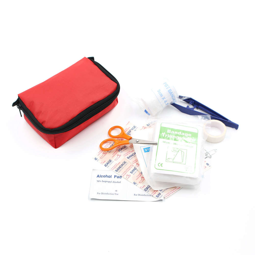 Familia Use el kit de primeros auxilios la bolsa M08-Y023